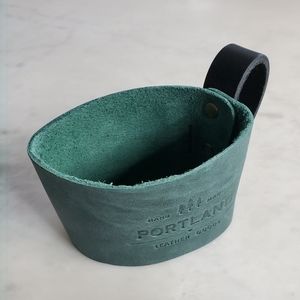 PLG Portland Leather Goods Mug Holder in Surf